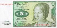 p30b from German Federal Republic: 5 Deutsche Mark from 1980