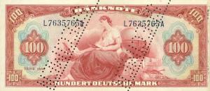 p8s2 from German Federal Republic: 100 Deutsche Mark from 1948