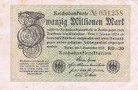 p108b from Germany: 20000000 Mark from 1923