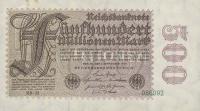 p110d from Germany: 500000000 Mark from 1923