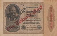 p113c from Germany: 1000000000 Mark from 1923