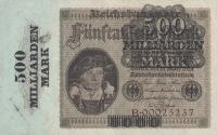 p124a from Germany: 500000000000 Mark from 1923