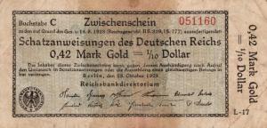 Gallery image for Germany p148: 0.42 Goldmark