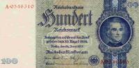 p183a from Germany: 100 Reichsmark from 1935