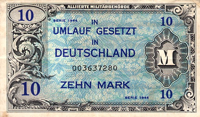 Front of Germany p194a: 10 Mark from 1944