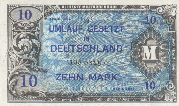 Front of Germany p194b: 10 Mark from 1944