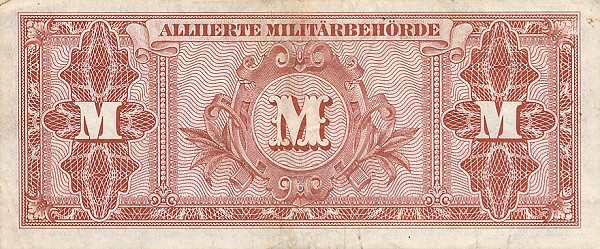 Back of Germany p195a: 20 Mark from 1944