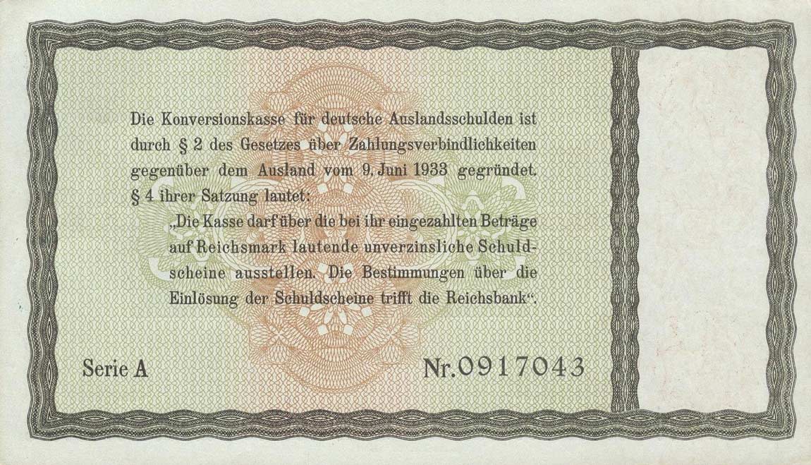 Back of Germany p207: 5 Reichsmark from 1934