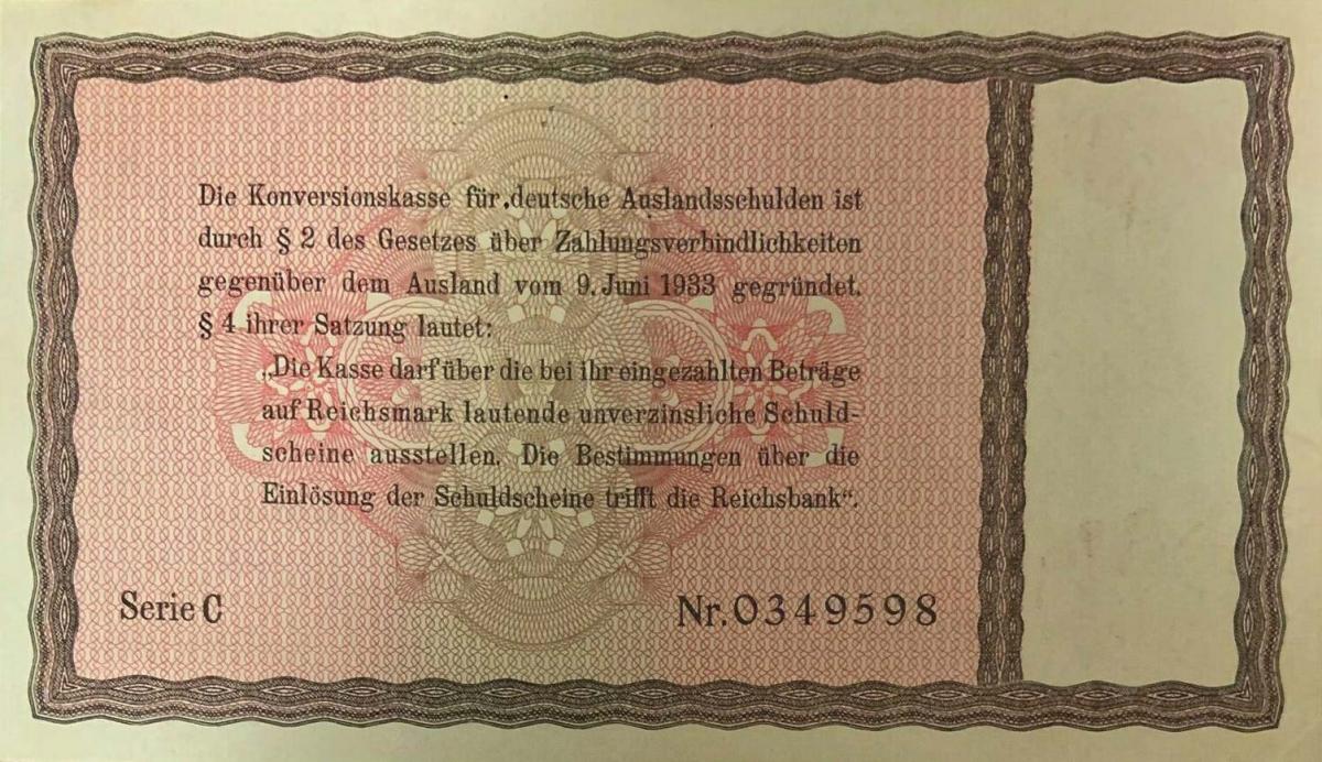 Back of Germany p209: 30 Reichsmark from 1934