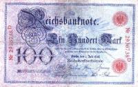 p20a from Germany: 100 Mark from 1898