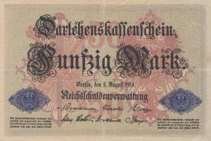 p49b from Germany: 50 Mark from 1914