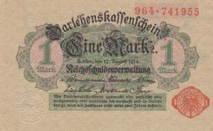 Gallery image for Germany p51: 1 Mark from 1914