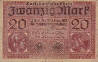 Gallery image for Germany p57: 20 Mark from 1918