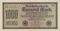 p76d from Germany: 1000 Mark from 1922