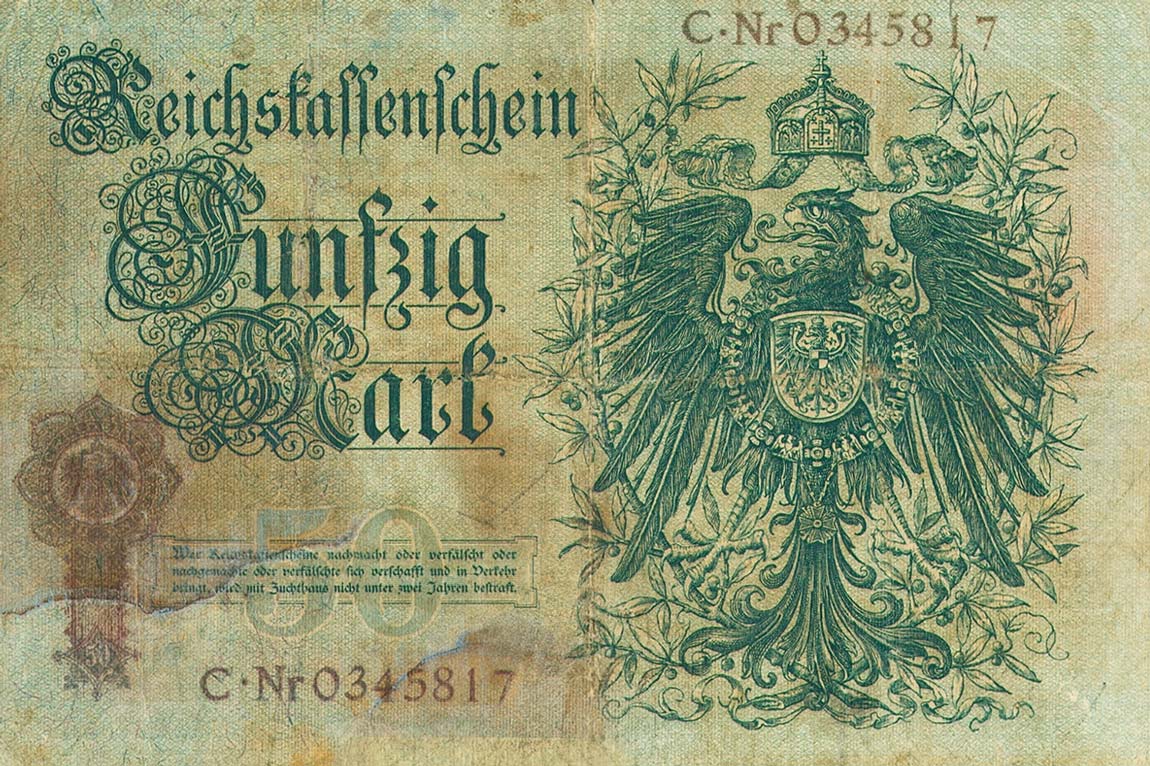 Front of Germany p7: 50 Mark from 1899