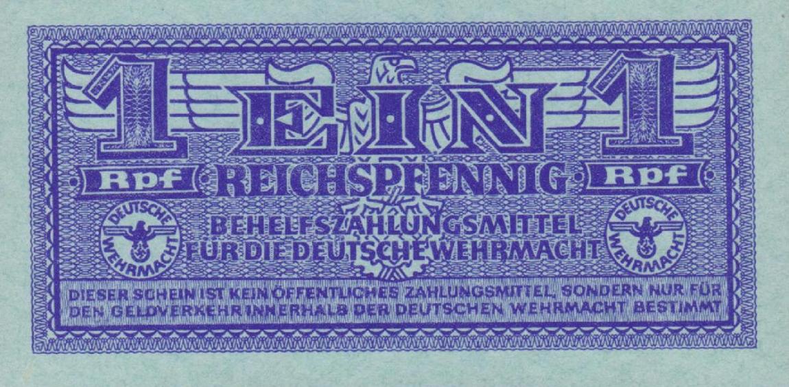 Front of Germany pM32: 1 Reichspfennig from 1942