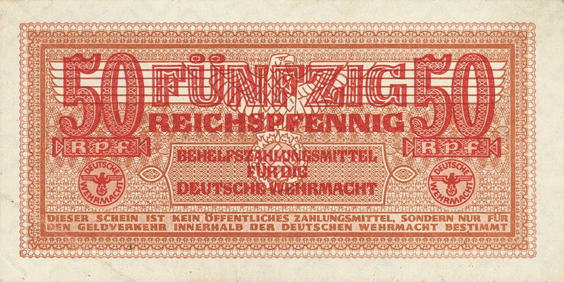 Front of Germany pM35: 50 Reichspfennig from 1942