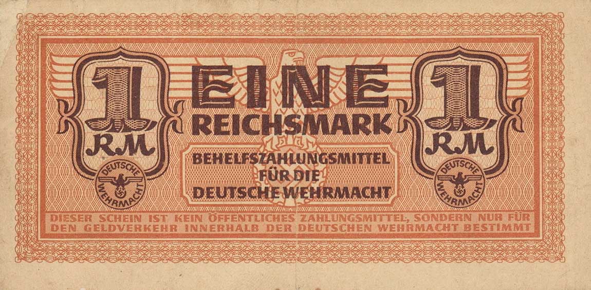 Front of Germany pM36: 1 Reichsmark from 1942