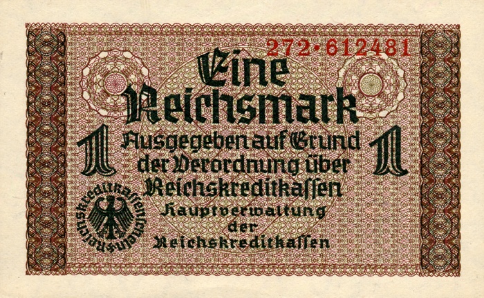 Front of Germany pR136a: 1 Reichsmark from 1940