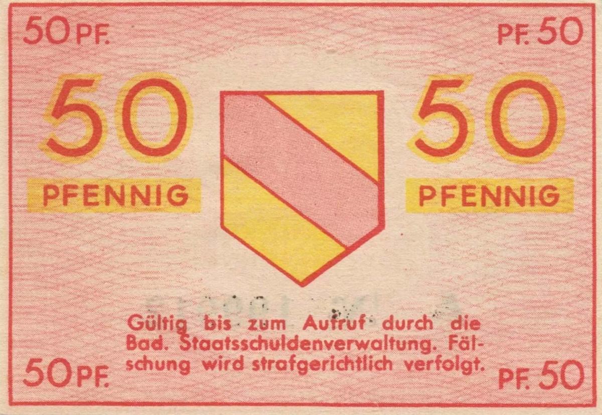 Back of Germany pS1003: 50 Pfennig from 1947