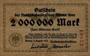pS1013b from Germany: 5000000 Mark from 1923