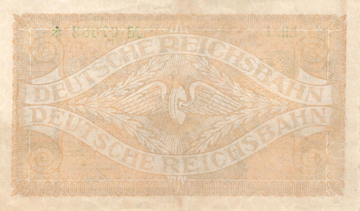 Back of Germany pS1277: 1000000000000 Mark from 1923