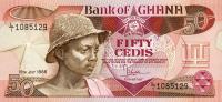 p25a from Ghana: 50 Cedis from 1983