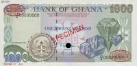 p29s from Ghana: 1000 Cedis from 1991