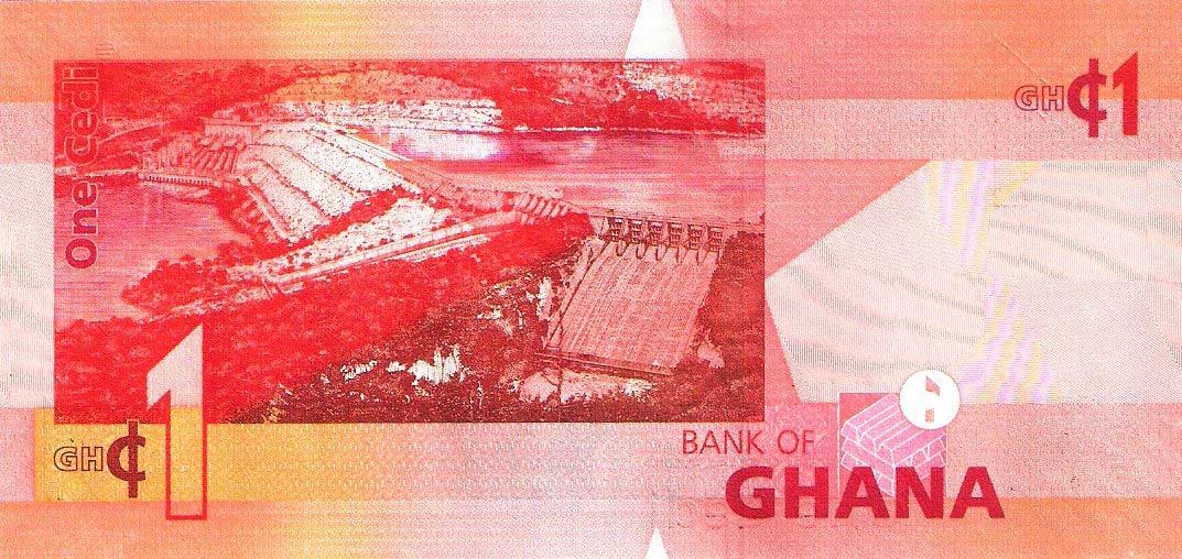 Back of Ghana p37d: 1 Cedi from 2013