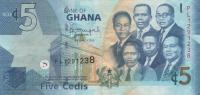 Gallery image for Ghana p38d: 5 Cedis from 2013