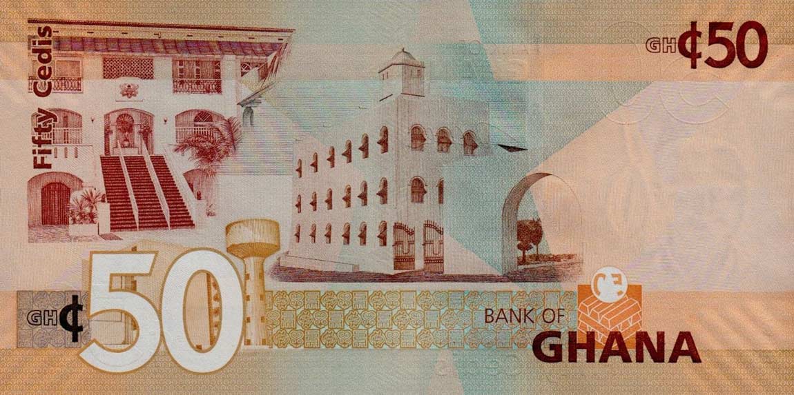 Back of Ghana p41a: 50 Cedis from 2007