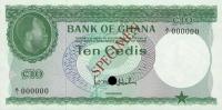 p7s from Ghana: 10 Cedis from 1965