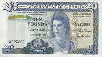 Gallery image for Gibraltar p22b: 10 Pounds