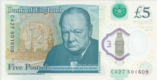 Back of England p398: 5 Pounds from 2023