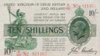 p350b from England: 10 Shillings from 1918