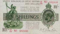 p356 from England: 10 Shillings from 1919