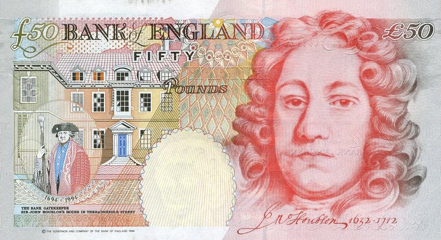 Back of England p388c: 50 Pounds from 2006