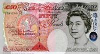 Gallery image for England p388c: 50 Pounds from 2006