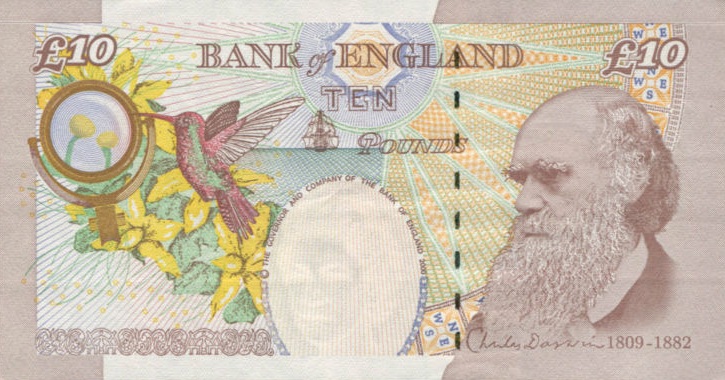 Back of England p389c: 10 Pounds from 2004