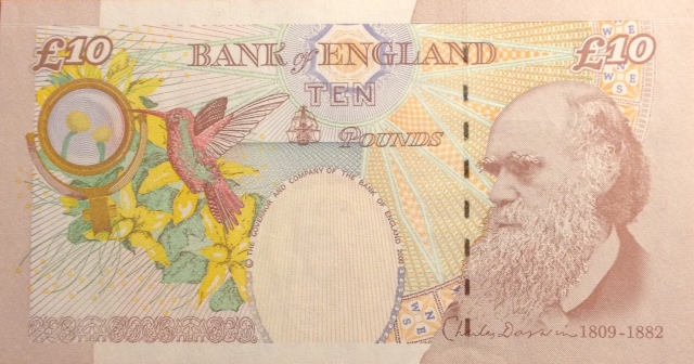 Back of England p389d: 10 Pounds from 2012
