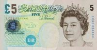 Gallery image for England p391c: 5 Pounds from 2004