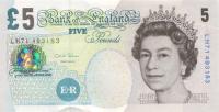 Gallery image for England p391d: 5 Pounds from 2012