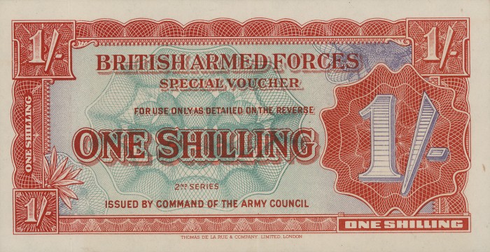 Front of England pM18a: 1 Shilling from 1948