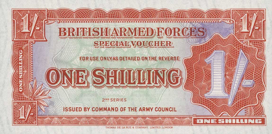 Front of England pM18b: 1 Shilling from 1961