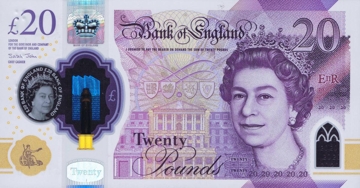 Front of England p396: 20 Pounds from 2018