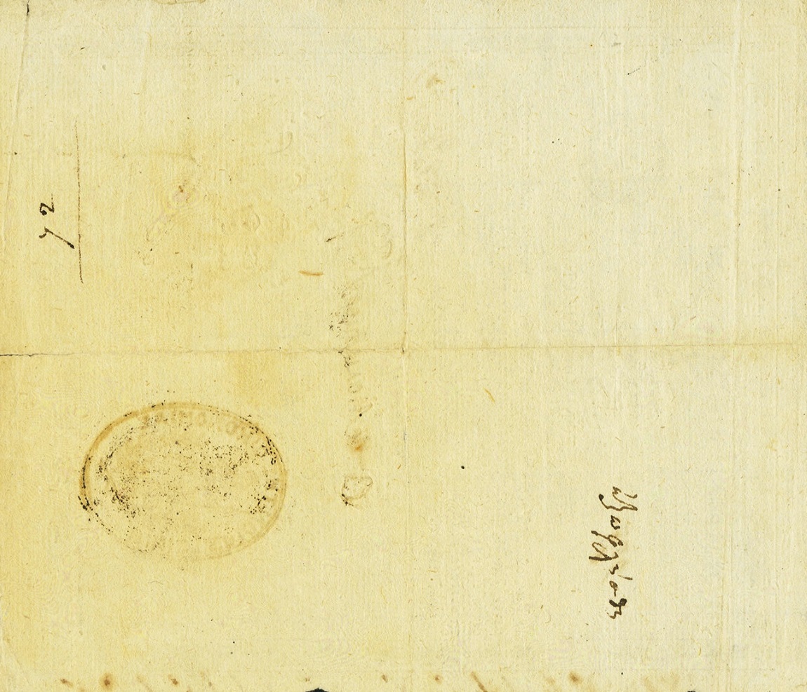 Back of Greece p2: 250 Grossi from 1822