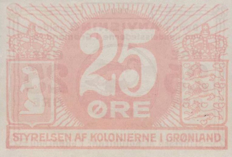 Back of Greenland p11a: 25 Kroner from 1913