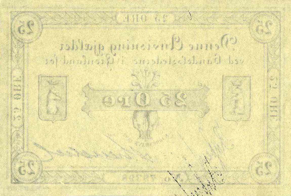 Back of Greenland p2b: 25 Ore from 1892