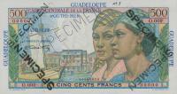 Gallery image for Guadeloupe p36s: 500 Francs