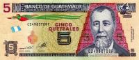 p122e from Guatemala: 5 Quetzales from 2014